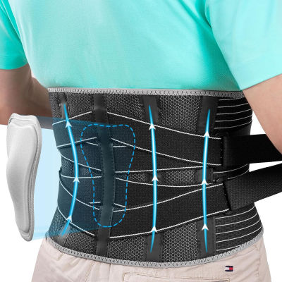 Bracepost Back Brace for Men Women Lower Back Pain Relief with Biomimetic Lumbar Pad, Premium Breathable and Adjustable Lumbar Support Belt for Herniated Disc, Sciatica, Scoliosis (Size: XX-Large) XX-Large (Waist:45.5-53.5inch)