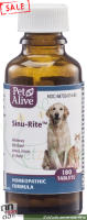 หวัด s  สุนัข แมว Petalive Sinu-Rite แบ่งขาย 20 เม็ด ใส่ซองซิปสีชาทึบ + ซองกันชื้น