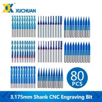 【DT】hot！ Engraving Bit 3.175mm Shank Milling Cutter Carbide End Mill Set Machine Tools Router