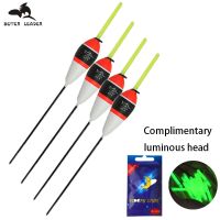 ℗♟☬ 10pcs 2.5g Luminous Floating Floats Sea Rock Fishing Striking Hard Tail Belly Floats Replacement With Lightstick Light Night