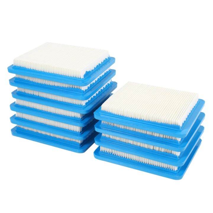 10-pack-491588s-air-filter-replace-for-briggs-stratton-491588-4915885-flat-air-cleaner-cartridge-lawn-mower-filter