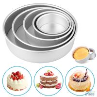 Cheese Cake Mold Round Pan Aluminium Alloy Reusable Removable Bottom Non-stick Mousse Baking Mould