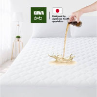 FK ▲Kawa ผ้ารองกันน้ำ รัดมุม 4ด้าน (กันน้ำได้ 100) ส่งฟรี Waterproof mattress protector♀