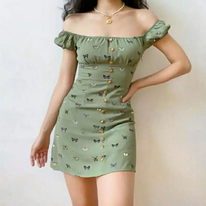 Summer Fashion Casual Butterfly Printed Dress