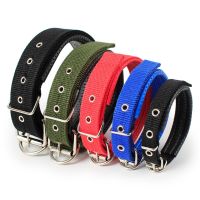 【CW】 Collars Adjustable Neckband Foam Padded Dog Collar Soft Durable Small Medium Large Dogs And Cats Pets Supplies