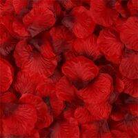 1000Pcs Artificial Rose Flower Petals Red Pink White Slik Flowers Wedding Confetti Valentines Day Decoration Flower Fake Petals