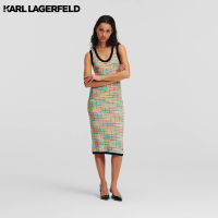 Karl Lagerfeld - BOUCLÉ KNIT DRESS 235W1311 ชุดเดรส