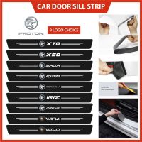 NEW Proton Logo Car Door Sill Sticker Front Rear Bonnet Step Anti Scratch X50 X70 Saga Exora Persona Preve Iriz Wira Waja