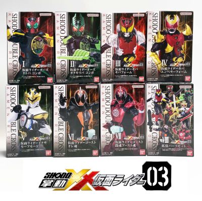 เหมา Bandai Shodo XX 3 มดแดง Masked Rider Kamen Rider ShodoXX OOO KIVA IXA GHOST EMPEROR