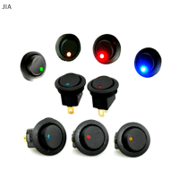 JIA ใหม่1ชิ้น/เซ็ต12V รถรอบ Dot LED Light Rocker สลับขาย