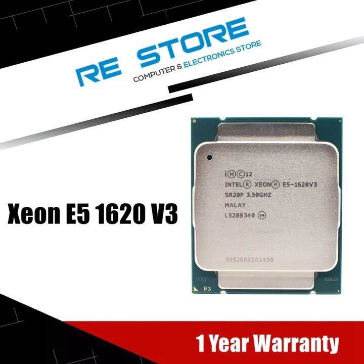 Used Intel Xeon E5 1620 V3 SR20P 3 50Ghz 4 Cores 10M LGA 2011 3 used-intel-xeon-e5-1620-v3-sr20p-3-50ghz-4-cores-10m-lga-2011-3