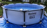 Bể bơi khung kim loại chịu lực kích thước 3.05m x 76cm Bestway 56406 Siêu