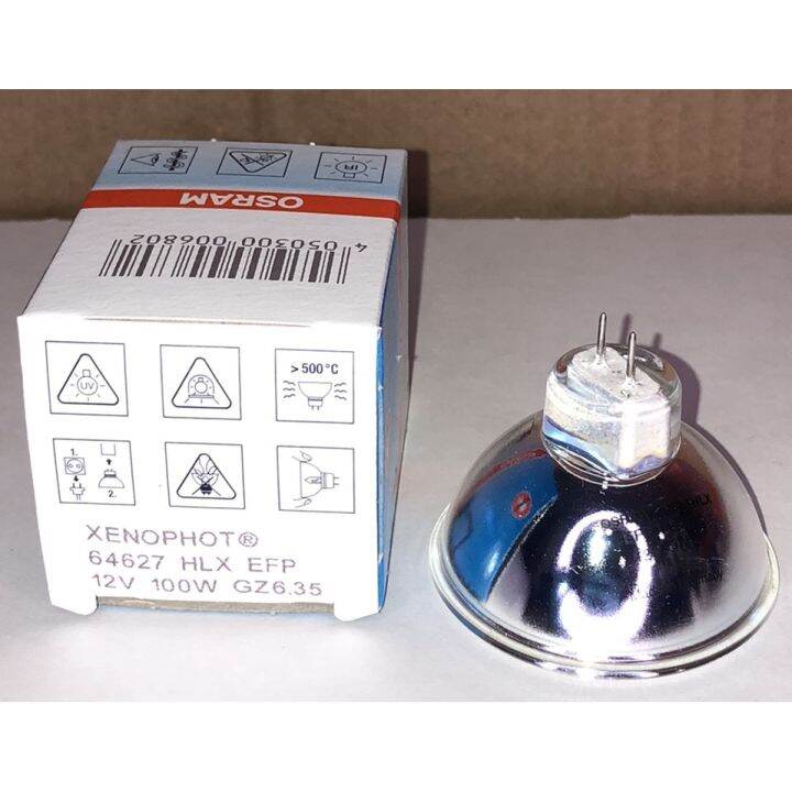 [NEW] ☏ Osram 64627 EFP Xenophot 12V 100W GZ6.35 Base MR-16 Reflector ...