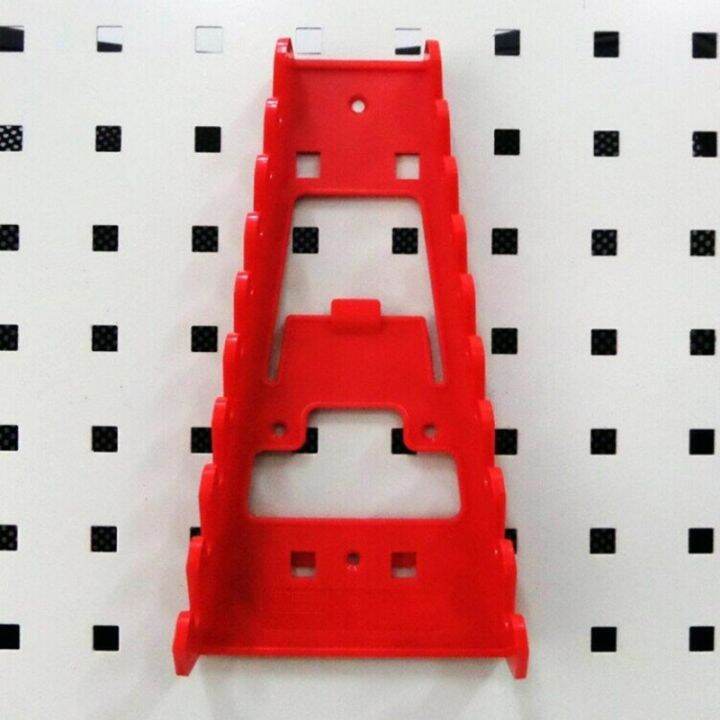 yf-red-wrench-spanner-tool-organizer-sorter-holder-wall-mounted-storage-tray-socket-rack-plastic-tools