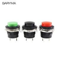 Momentary SPST NO Red Black Green White Blue Yellow Round Cap Push Button Switch AC 6A/125V 3A/250V