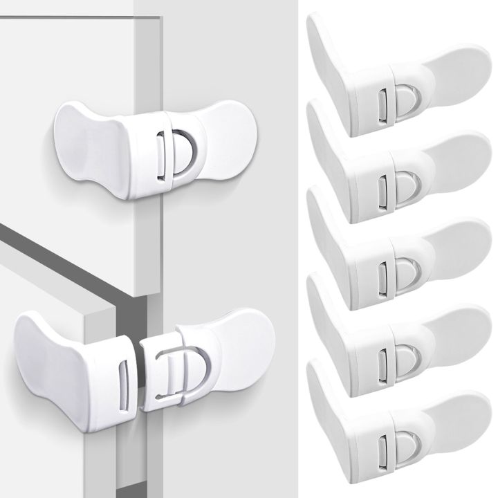 drawer-locks-baby-proofing-child-safety-lock-baby-cabinet-locks-easy-installation-right-angle-drawers-fridge-white-lock-baby