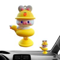 【jw】❈♦❐  Multipurpose Use Resina Pingente Shaking Doll Bobbleheads Coelho Painel do carro Anti Slip Resistente Desgaste Acessórios de carro