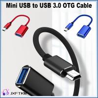 JXFTKM ความเร็วที่รวดเร็ว สาย OTG มินิ USB ตัวผู้-ตัวเมีย U Disk รถ สายอะแดปเตอร์ มืออาชีพอย่างมืออาชีพ โทรศัพท์มือถือสำหรับมือถือ ตัวแปลงข้อมูล สำหรับ ซัมซุงกาแล็คซี่