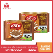 Combo 2 Bánh Quy Sữa Chocolate Marie Gold Gói 220g x2