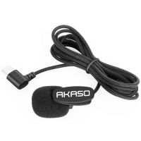 AKASO Brave 6 Plus External Microphone Big Sound for AKASO Brave 6 Plus Action Camera 4K Sports Camera Only Camera Accessories