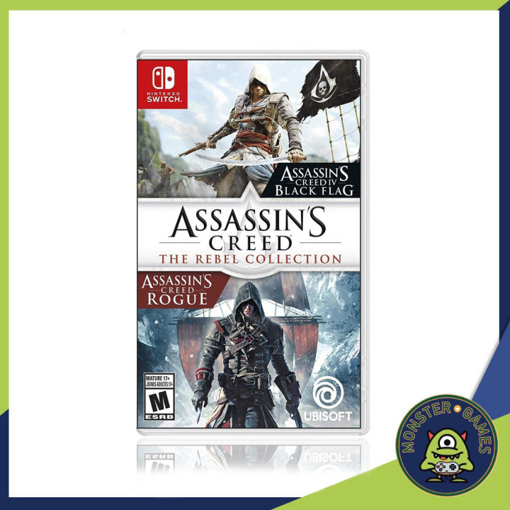 assassins-creed-the-rebel-collection-nintendo-switch-game-แผ่นแท้มือ1-assassin-creed-vi-black-flag-assassin-creed-rogue-switch