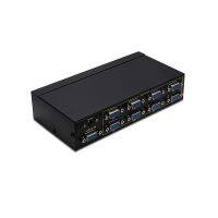 8 Port VGA Splitter HD VGA Video sharing 1 in 4 out 250MHZ 15HDF 60M high frequency 1920 * 1440 power supply