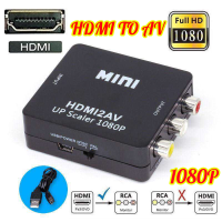 【ตัวแปลงสัญญาณ HDMI】UNITBOMB อุปกรณ์แปลงสัญญาณ แปลงสัญญาณภาพและเสียงจาก HDMI เป็น AV