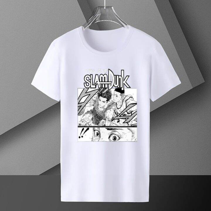 ข้อเสนอพิเศษ-tshirt-t-shirt-manches-courtes-homme-streetwear-unisexe-mignon-avec-dessin-anim-japonais-slam-dunk-harajuku-s-5xl-s-5xl