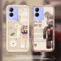 เคสโทรศัพท์ Vivo Y17s ลายหมีเท่ๆ แบบใส ซิลิโคนนิ่ม เคส vivo Y17s เคสมือถือ