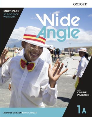 Bundanjai (หนังสือคู่มือเรียนสอบ) Wide Angle American 1A Student Book Workbook with Online Practice (P)