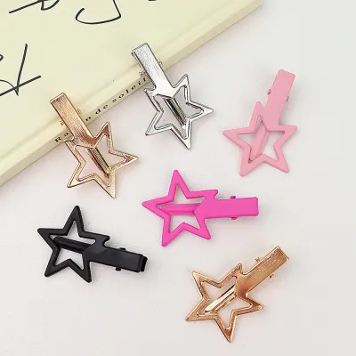 Adult Hair Accessory Girls Hair Fashion Star Hairpin Accessory Fashion Hair Clips For Women Sweet Hairpins For Girls