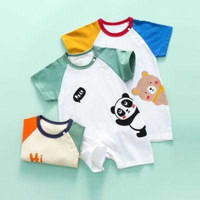 Baby Clothes Newborn Baby Romper Baby Short Sleeve Cotton Jumpsuit 0-18 month Toddler