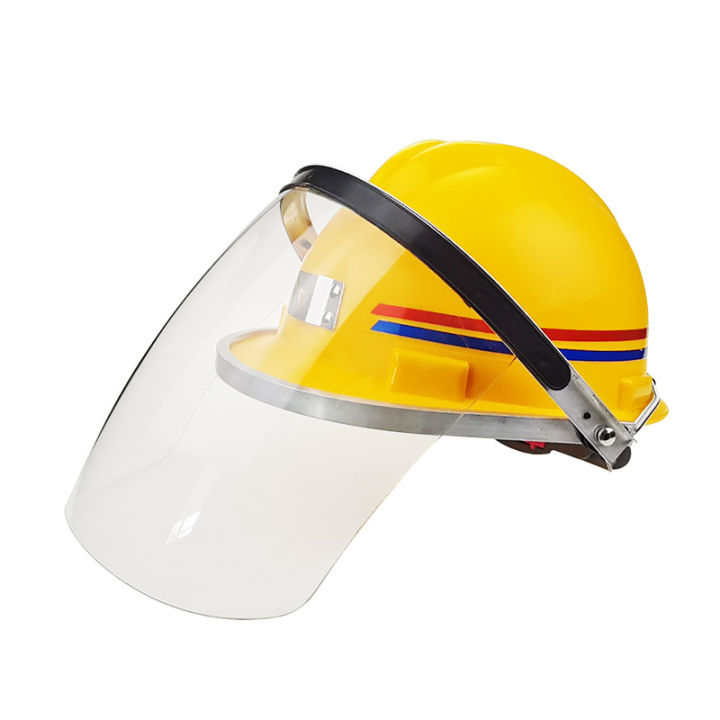 2022หมวกแข็งที่มีใบหน้าโล่เชื่อมไฟฟ้าคนงานเหมืองทำงานหมวกนิรภัยป้องกันสาดป้องกันผลกระทบเต็มใบหน้า-visor-ป้องกันหน้าจอ