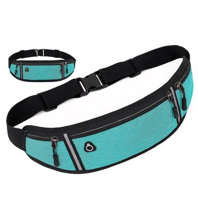 ：“{—— Professional Running Waist Bag Sports Belt Pouch Mobile Phone Case Men Women Hidden Pouch Gym Sportsbags Running Belt Waist Pack