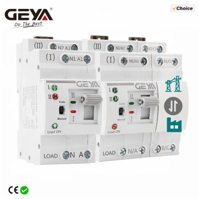 【LZ】 NEW GEYA G2R Din Rail 2P 4P ATS Dual Power Automatic Transfer Switch Electrical Selector Switches Uninterrupted Power 25A 40 63A