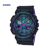 นาฬิกา Casio ชาย Gshock Ocean Heart Sea God Black Warrior นักเรียนนาฬิกาอิเล็กทรอนิกส์ GA-100BL