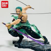 หนึ่งชิ้นยอดนิยมภาพอนิเมะ10ซม. GK Roronoa Zoro สามใบหุ่นตัวการ์ตูนอะนิเมะจำลองตุ๊กตาขยับแขนขาได้ของเล่นเด็ก