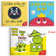 Sách Ehon - Điều Diệu Kỳ Của Hình Khối - Combo 3 Cuốn Cho Bé 3-6 Tuổi