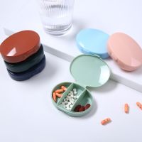 【YF】 Portable 3 Girds Plastic Pill box Health Care Travel Organizer Cases Medicine Dispenser Storage Box Tiny Easy to Carry