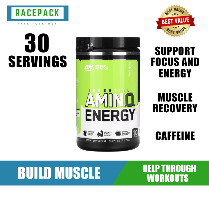 Optimum Nutrition Amino Energy 30 Servings Build muscle with BCAAs and
