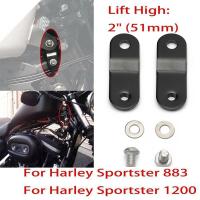 ✻◘☞ Motorcycle Raise front of gas tank 2 51mm w/bolt on lift kit for XL/Sportster 883 Iron 883 1200 XL883 XL1200