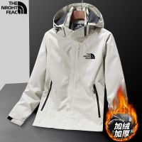 ต้นฉบับ THE NORTH FACE TNF North Face Jacket Mens Autumn and Winter Large Size Loose Fleece Thickened Hooded Jacket Jacket Ruitu North