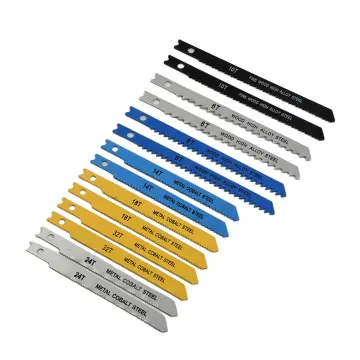 10Pcs Jigsaw Blades Set For Black Decker Jig Saw Metal Plastic