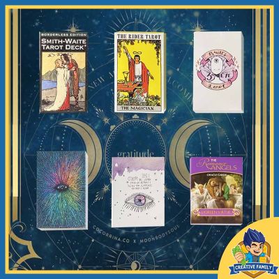 ไพ่ยิปซี ดูดวง ใหม่เอี่ยม 100%ไพ่ทาโรต์ tarot cards oracle cardsไพ่ยิปซี 1 ชุด (78ใบ)W0128