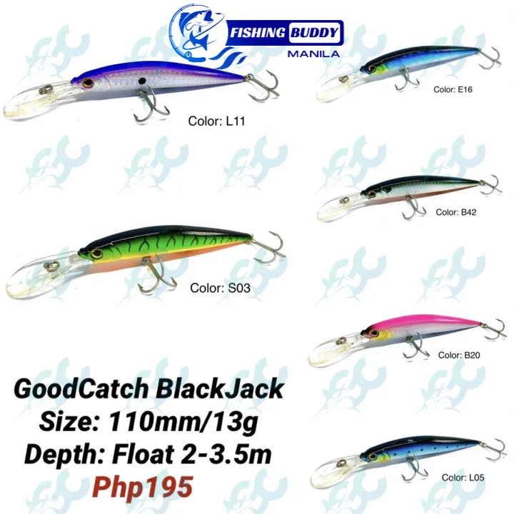 GOODCATCH BLACK JACK Bait Lure 110mm 13g | Lazada PH