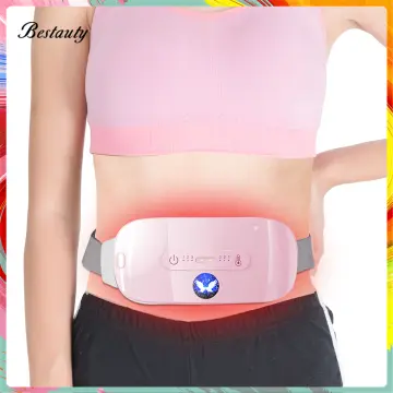 Portable Heating Pad for Cramps. Period Pain Relief Device & Menstrual  Heating Pad Massager for PMS Back Pain. Cordless 3 Heat Modes Menstruation  Cramp Relief Massage with Pads for Women & Girls.