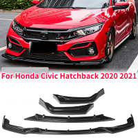 Front Bumper Lip Side Splitter Diffuser Body Kit Spoiler Guard For Honda Civic 2016-19 Hatchback &amp; Si 2020 2021 Car Accessories