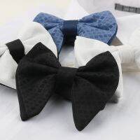 Linbaiway British Style Big Bowties for Children Wedding Party Bowknots Bow Ties for Kids Boys and Girls Suits Gravatas Cravat Boys Clothing