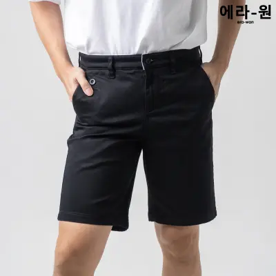 era-won กางเกงขาสั้น รุ่น Japanese Vintage Shorts สี Black Smith