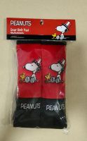 หุ้มสายคาดเบลรถยนต์ลาย snoopy(สีแดง)